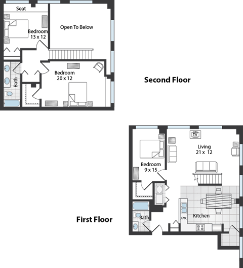 421 19th Street 1-3 Beds Apartment, Loft for Rent - Photo Gallery 34